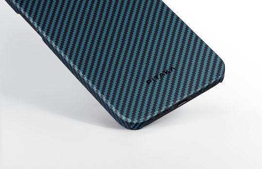 Pitaka Back Cover Aramid Fiber 1.15mm Μπλε (iPhone 15 Plus)