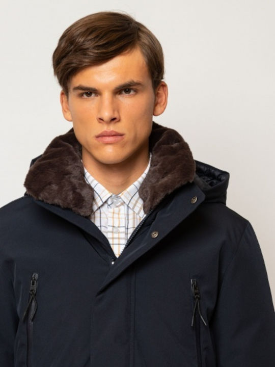 Winter Jacke Blue.