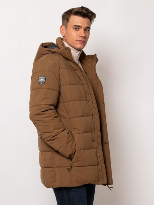 Χειμωνιάτικο Μπουφάν Puffer Brown