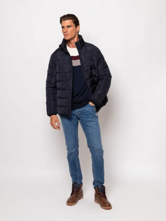 Winter Jacke Puffer DARK BLUE