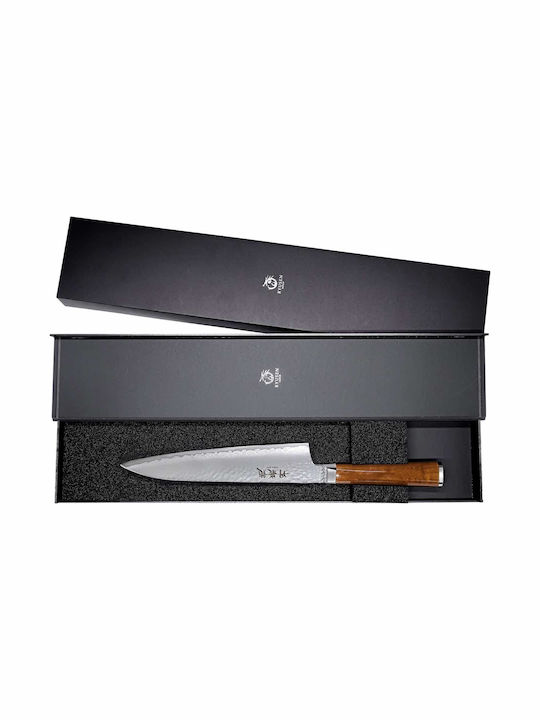 Ryusen Tangan Ryu Μαχαίρι Chef από Δαμασκηνό Ατσάλι 21cm