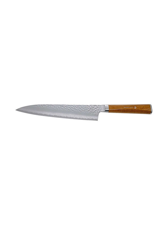 Ryusen Tangan Ryu Μαχαίρι Chef από Δαμασκηνό Ατσάλι 21cm