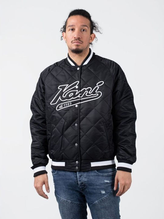 Karl Kani Men's Winter Bomber Jacket Black