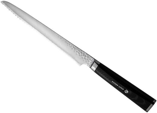 Ryusen Micarta Tangan Ryu Μαχαίρι Ψωμιού από Δαμασκηνό Ατσάλι 21cm