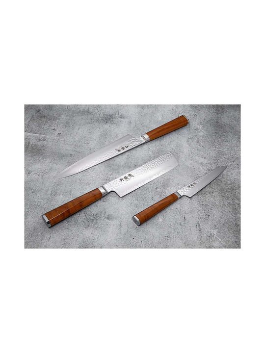 Ryusen Нож Nakiri от Дамаска Стомана 16см
