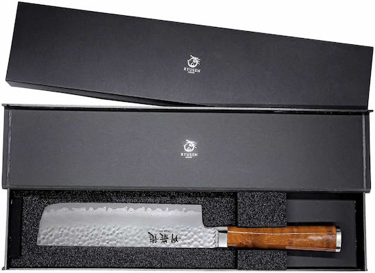 Ryusen Cuțit Nakiri din Oțel Damasc 16cm