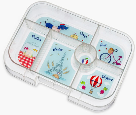 Yumbox Paris Пластмасово детско контейнерче за храна Fifi Pink - Париж
