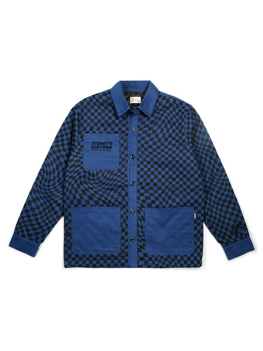 The Dudes Men's Winter Jacket BLUE