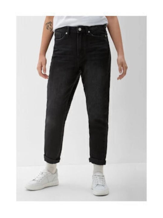 Women's Jean Pants in Mom Fit Black