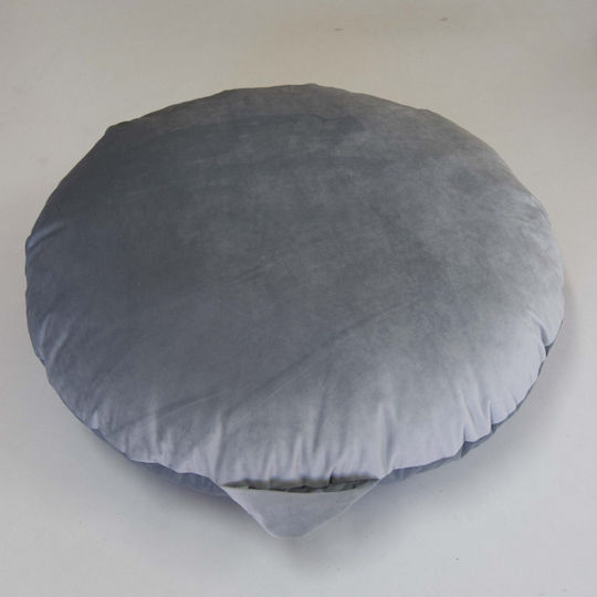 Decocraft Pernă De Podea Velvet Din Catifea Gri 70x70cm