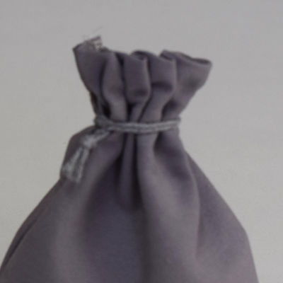 Decocraft Stoff Beutel als Geschenk Gray 14x18cm.