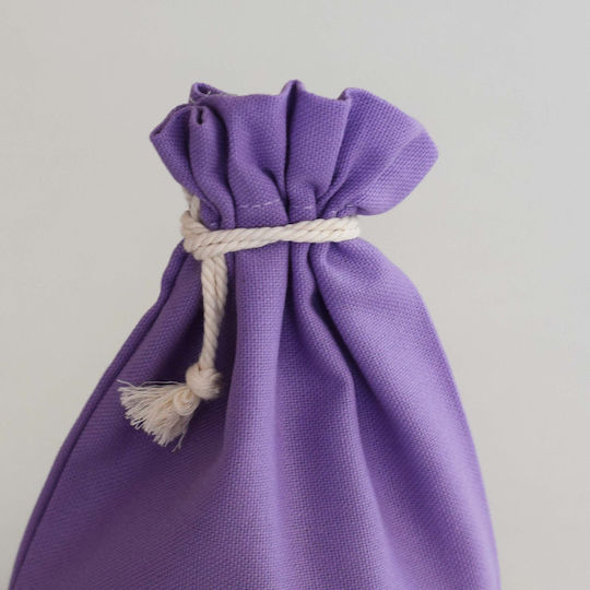 Decocraft Basic Fabric Pouch for Gift Lilac 14x18cm 12 Pieces