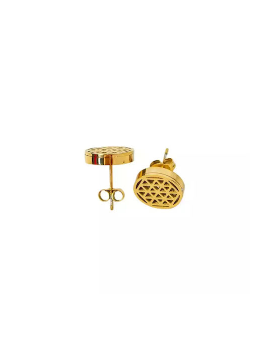 Earrings made of Steel Gold Plated