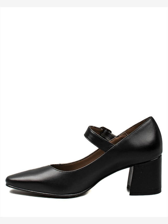 Leather Black Heels Crimea