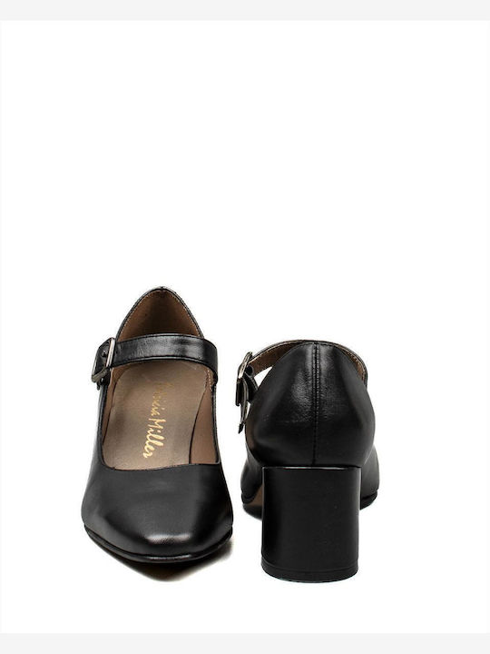 Leather Black Heels Crimea