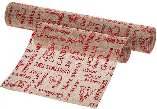 Nuova Vita Christmas Wrapping Paper for Gift Red 28cm.