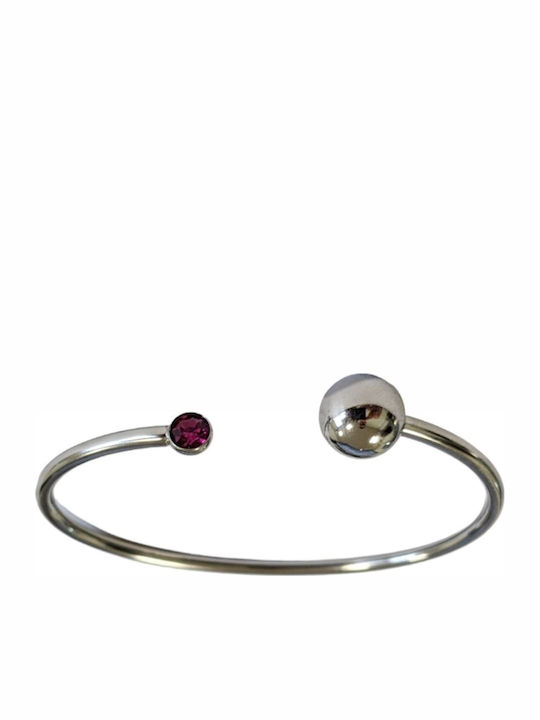 Tatu Moyo Women's Steel Handcuff Bracelet Tatu Moyo Women's Steel Handcuff Bracelet