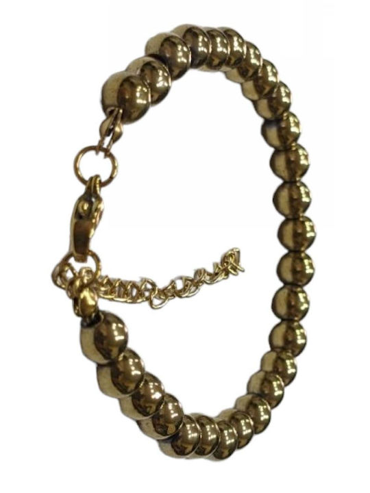 Tatu Moyo Bracelet made of Steel Gold Plated