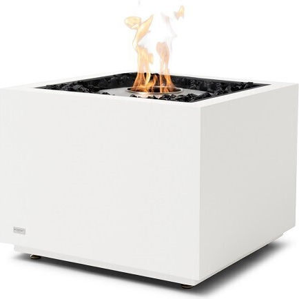Ecosmart Fire Επιδαπέδιο Τζάκι Βιοαιθανόλης Εσωτερικού / Εξωτερικού Χώρου Γκρι