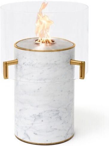 Ecosmart Fire Pillar 3T Boden Bioethanol Kamine Innen- / Außenbereich Schwarz