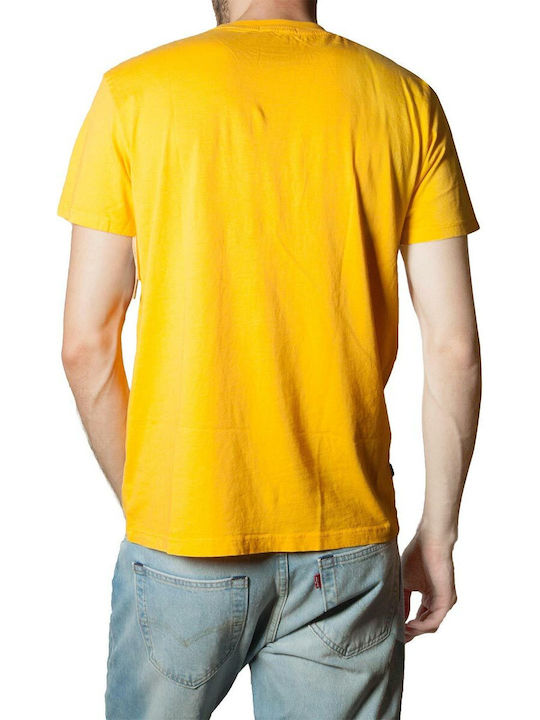 Obey All City T-shirt Bărbătesc cu Mânecă Scurtă Yellow -