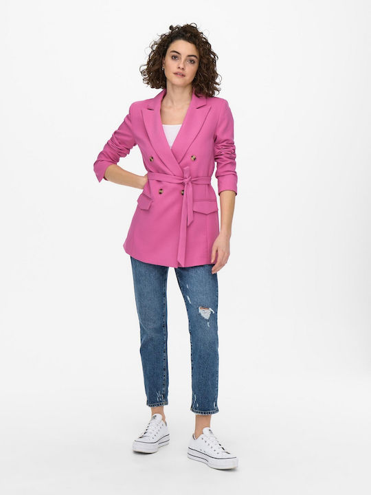 Only Women's Blazer Pink