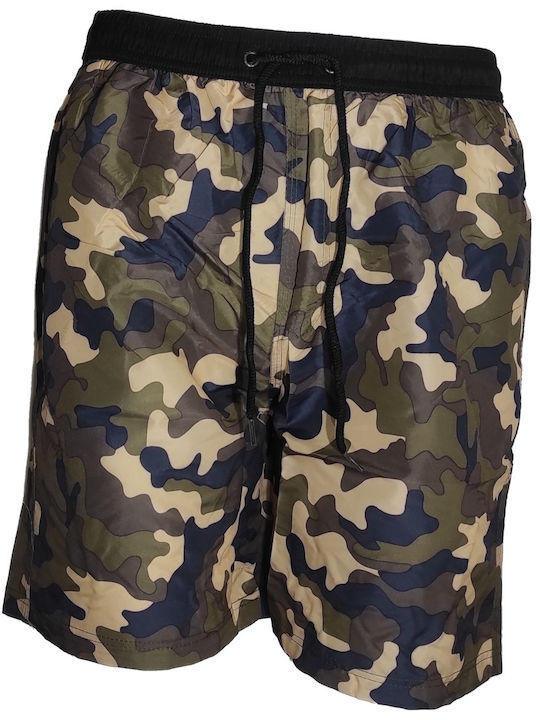 Men's Swimwear Shark One Shorts 16519 Camouflage Blue