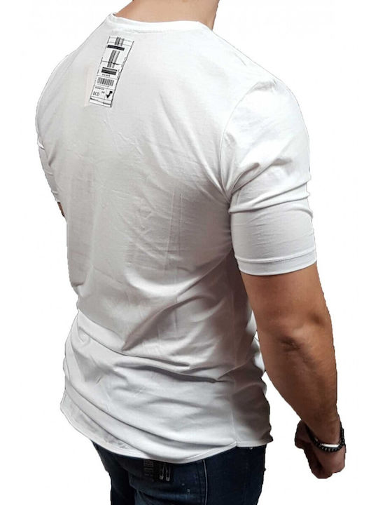 Cover Jeans Men's Short Sleeve Blouse White