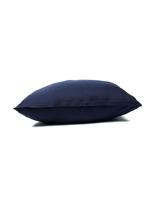Livessa Față de pernă Dhlf din 100% Bumbac Navy Blue 2buc 50x50cm.