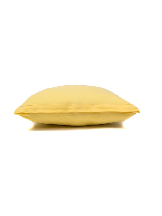 Livessa Față de pernă Dhlf din 100% Bumbac Galben 2buc 40x40cm.