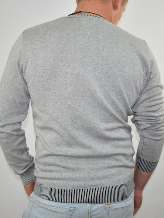 Side Effect Men's Long Sleeve Blouse Grey