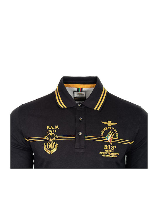 Polo Long Sleeve Blouse Black