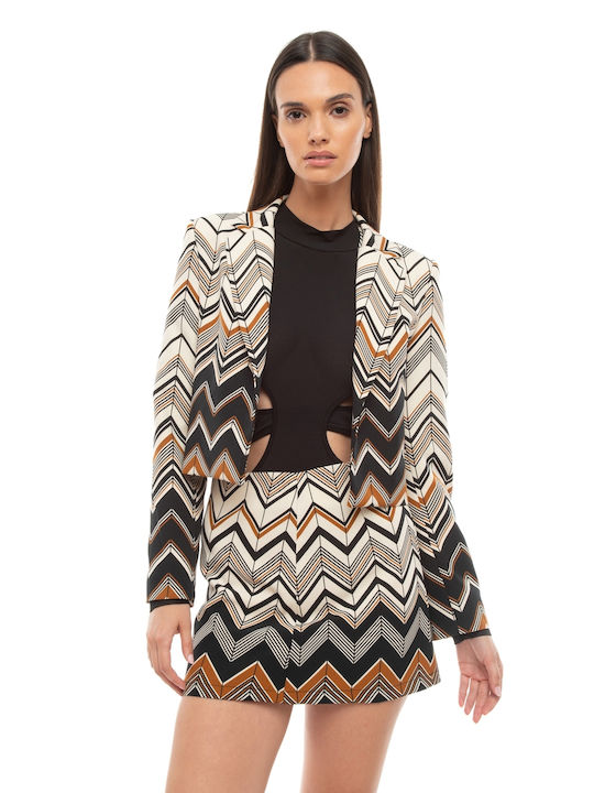 Raffaella Collection Scurt Blazer pentru femei Sacou Bej