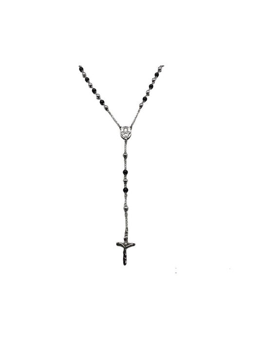 Medussa Necklace Rosary from Steel