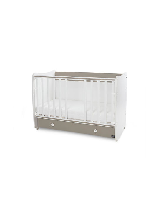 Lorelli Dream White/String New Crib with Drawer