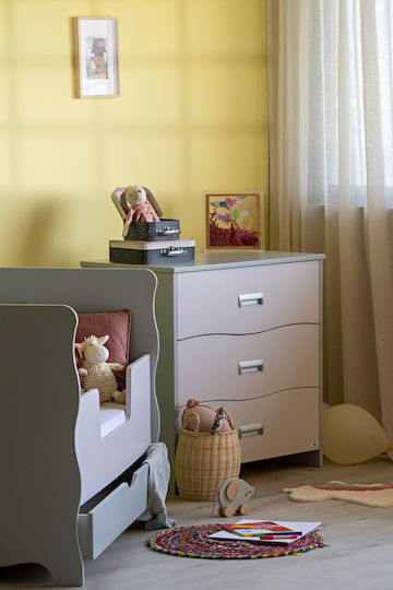 Santa Bebe Leagăn Dara Gri Cu Sertar