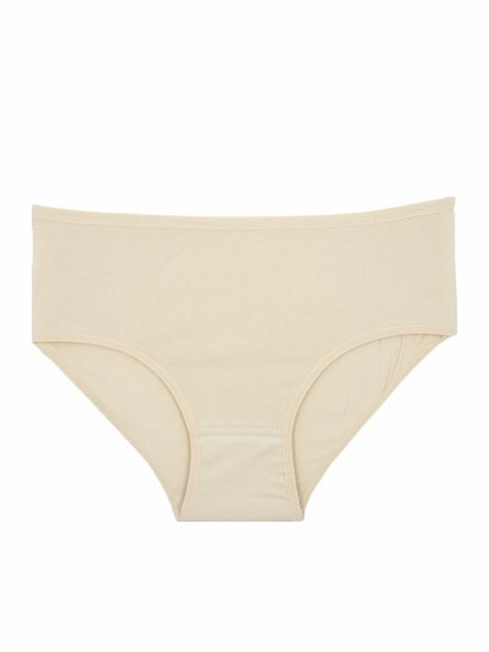 Βαμβακερά Γυναικεία Slip 3Pack Μπεζ