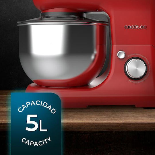 Cecotec Cecomixer Merengue Κουζινομηχανή 1200W με Ανοξείδωτο Κάδο 5lt
