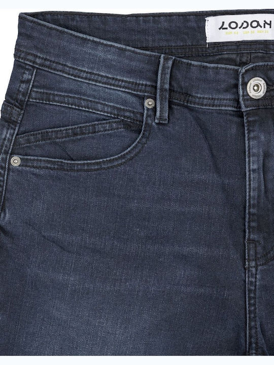 Men's Jeans Pants Elastic with Slim Fit Blue