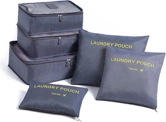 Storage Case for Bags in Gray Color 38x30x12cm 6pcs