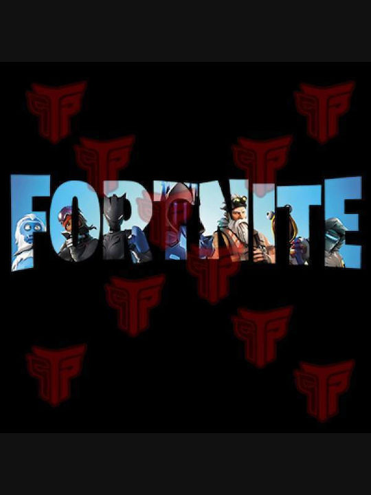 Takeposition Γυναικείο T-shirt Fortnite Μαύρο