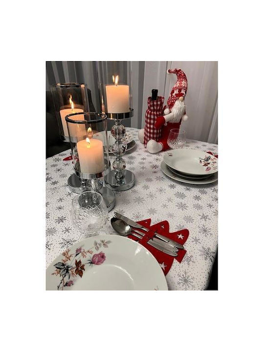 Ruhhy Set Christmas Cutlery Holders Fabric Red L20xW17cm. 12pcs