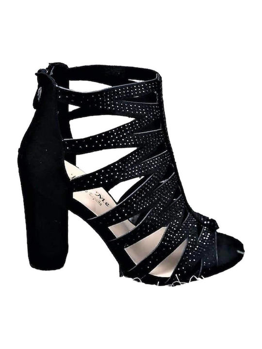 Woman's Fashion Leather Sandals Black