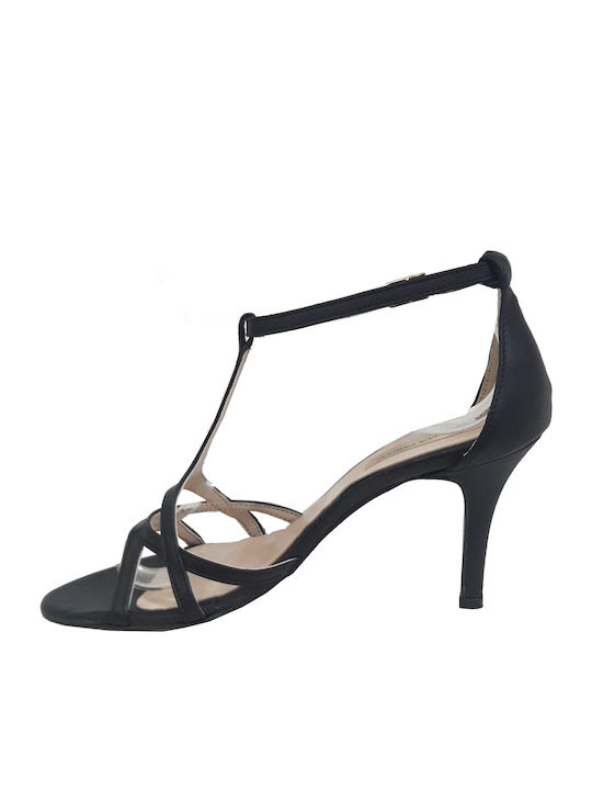 Leder Sandalen Schwarz