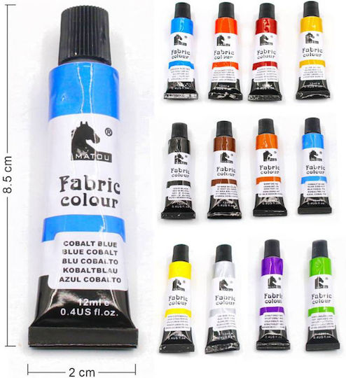 Tpster Seturi de Culori Ulei Policolor 12ml 12buc