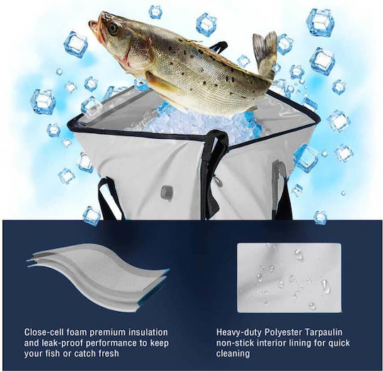 Buffalo Ισοθερμική Τσάντα Ώμου Buffalo Gear Flat Bottom Cooler 20 λίτρων Μ50 x Π25 x Υ39εκ.