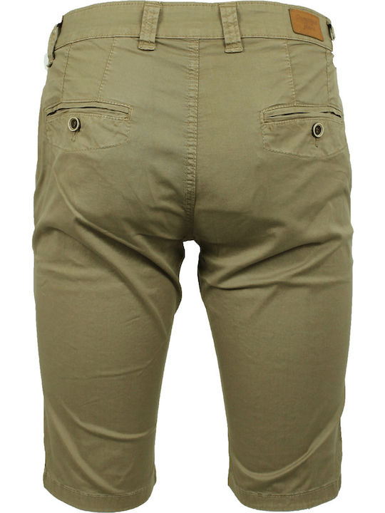 Men's Shorts BERMUDA DAMAGED -BEIGE Beige