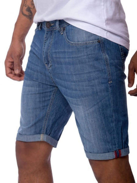 Herrenshorts Jeans Blau