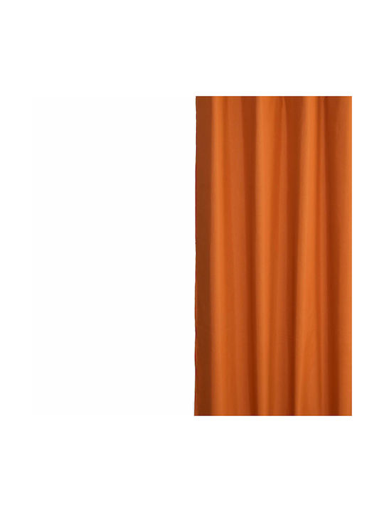 Decocraft Curtain with Pencil Pleat Basic Orange 140x270cm