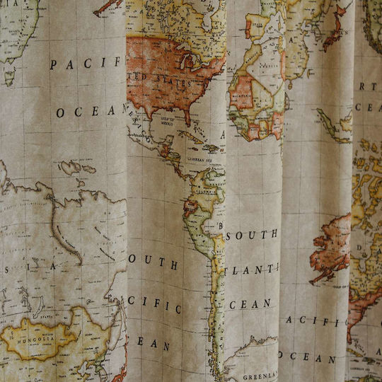 Decocraft Worldmap με Τρέσα 140x240εκ.